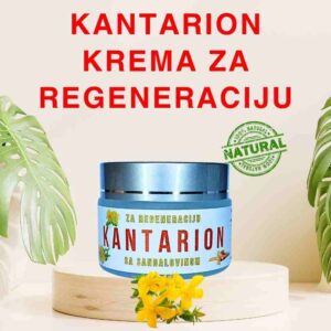 Kantarion krema je namenjena za regeneraciju i obnovu kože pogotovo kod opekotina od sunca