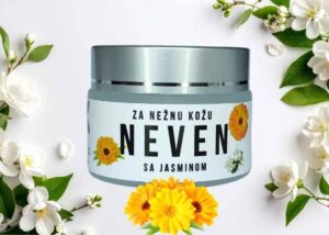 Neven krema sa dodatkom jasmina namenjena za nežnu i osetljivu kožu
