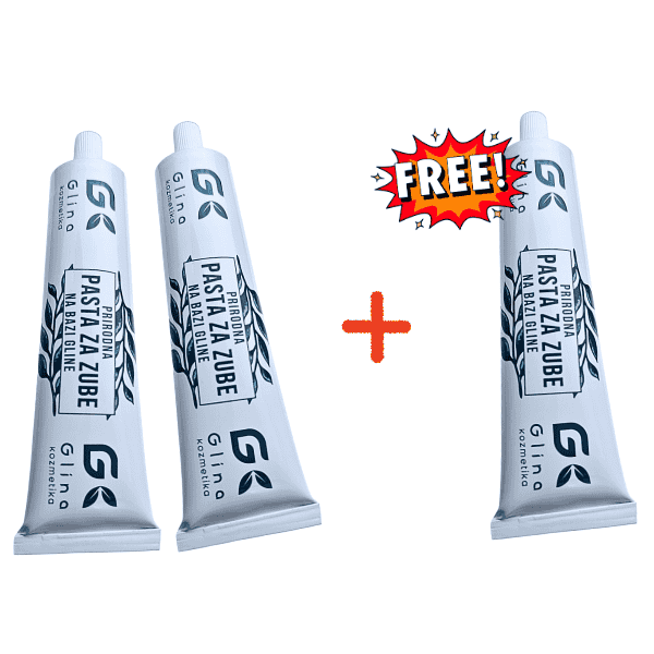 2 Paste za zube plus 1 na poklon