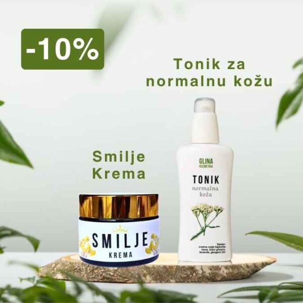 Krema od Smilja + Tonik Hajdučka Trava – Normalna Koža